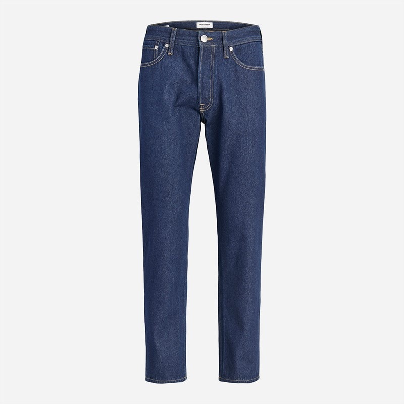 JACK & JONES Herre Chris original relaxed fit jeans - Mørkeblå