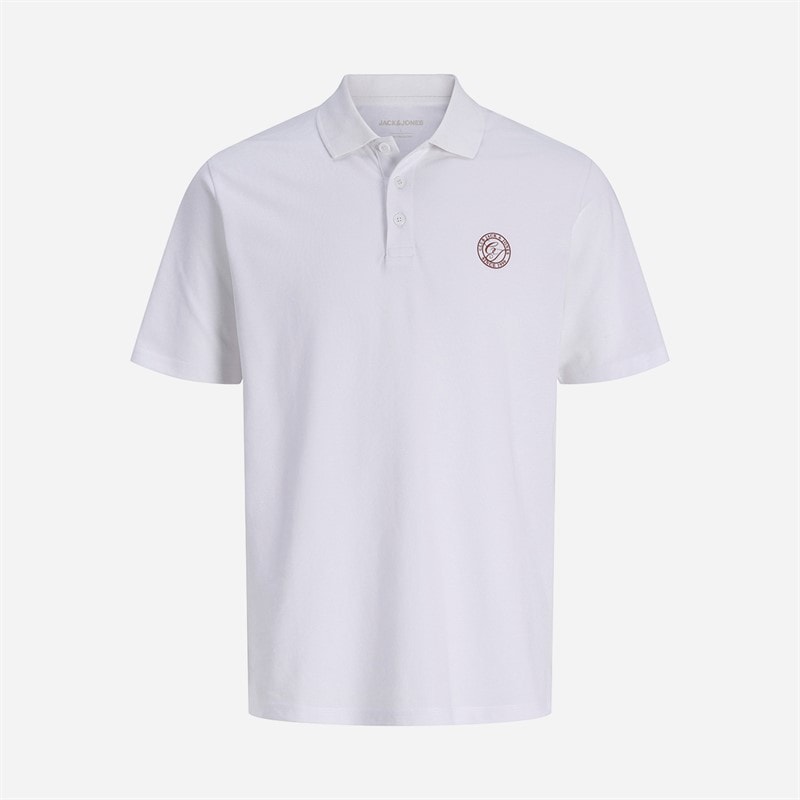 JACK & JONES Herre alliance polo-shirt - Bright White