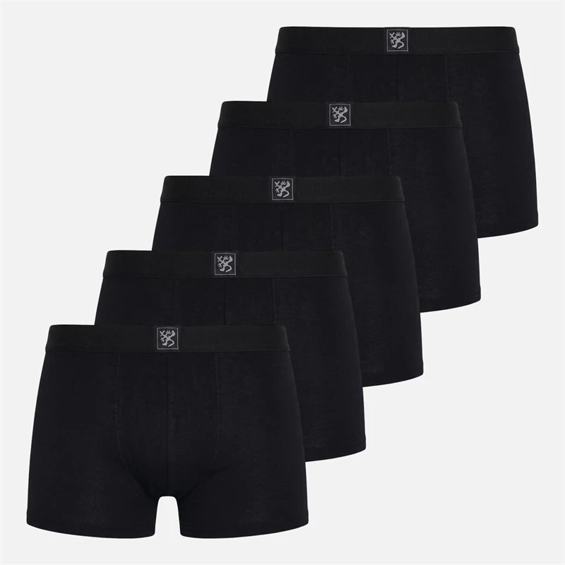 Kangaroo Poo Drenge fempak boxershorts - Sort
