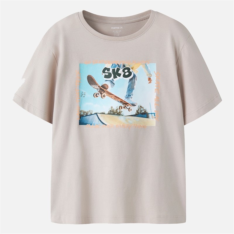 Name It Drenge voto t-shirt - Chateau Gray