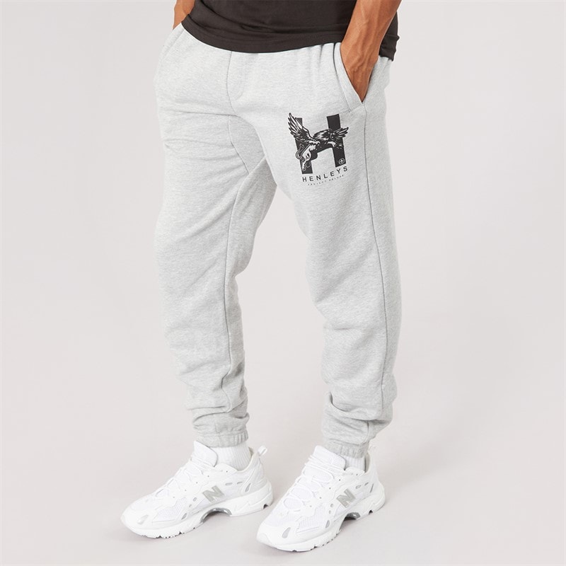 Henleys Herre curveball joggebukser - Grå