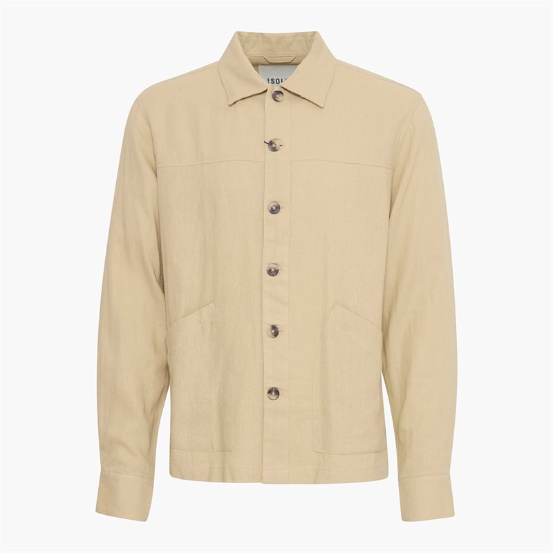 Solid Herre allan overshirt - Curds & Whey