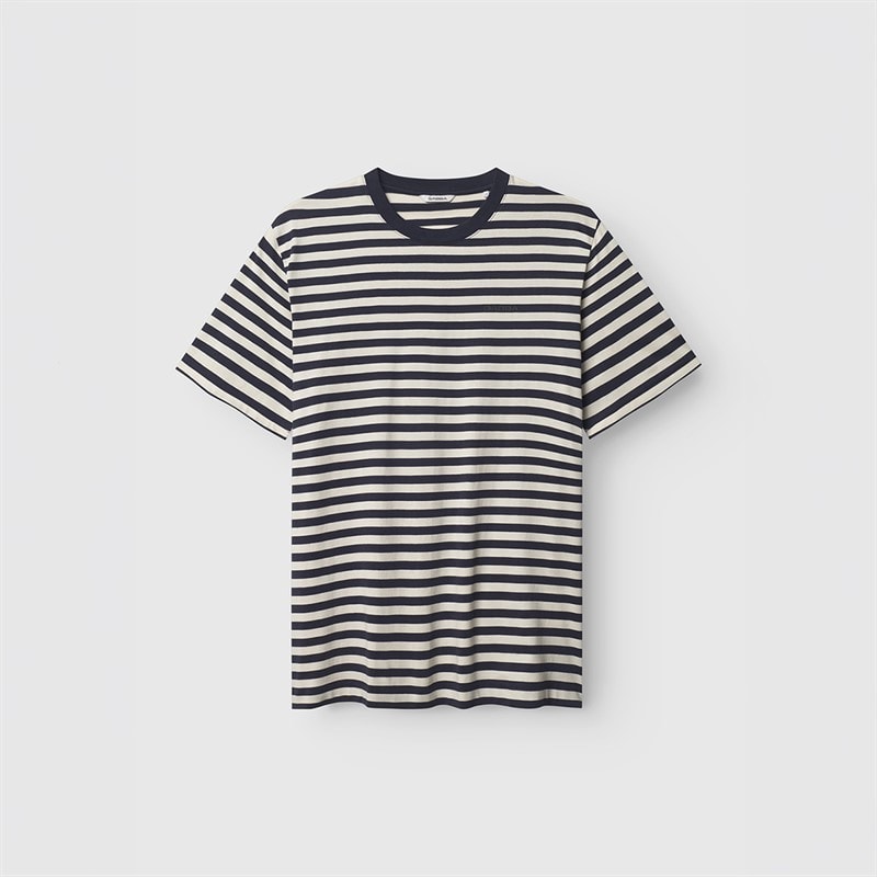 Gabba Herre dune stribet t-shirt - Navy Stripe