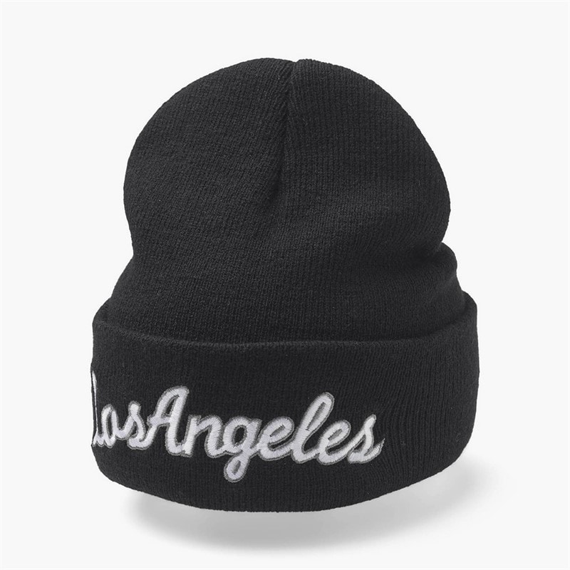 Upfront Børn los angeles ungdoms beanie - Sort Hvid
