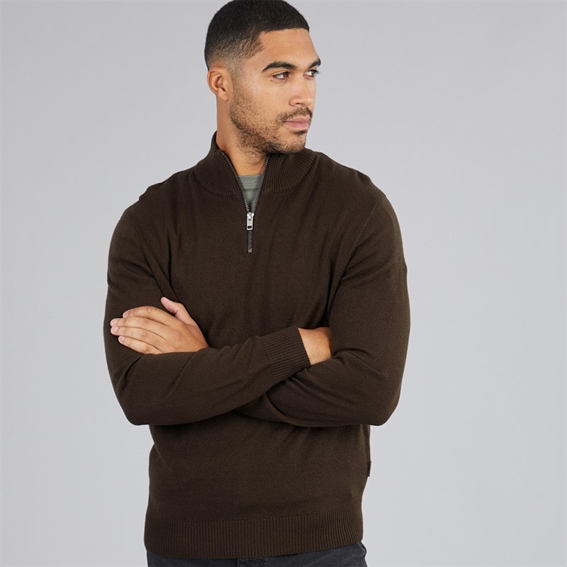 JJ REBEL Herre archie half zip jumper - Delicioso