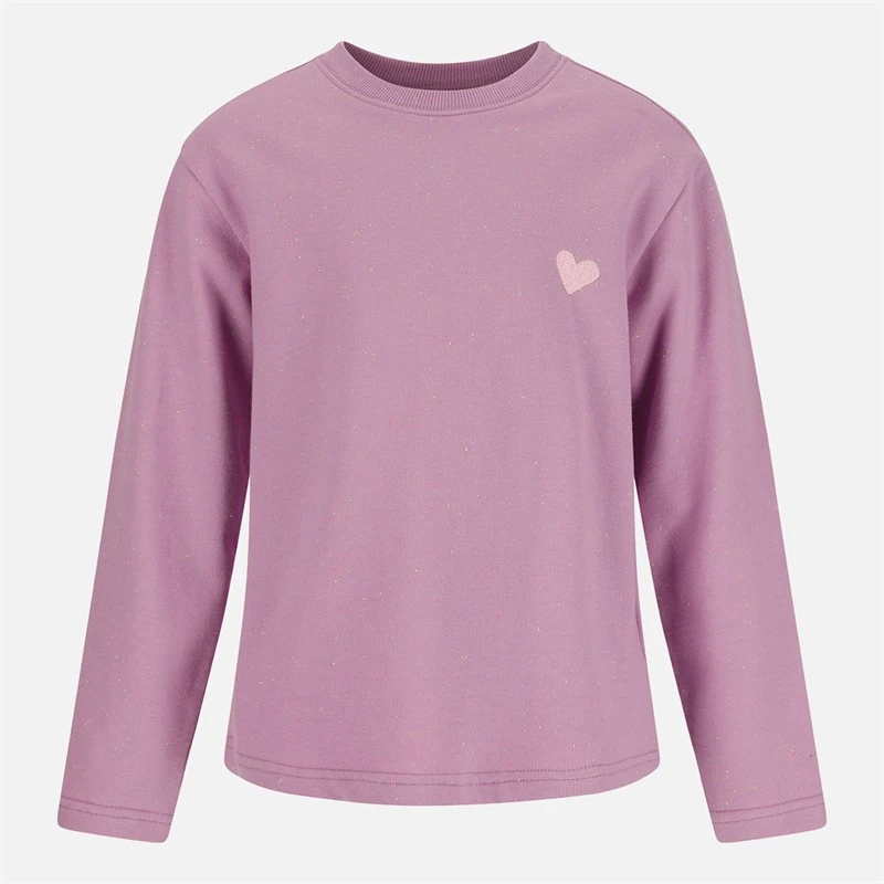 Zig Zag Piger blondie sweatshirt med rund hals - 4237 Lupine