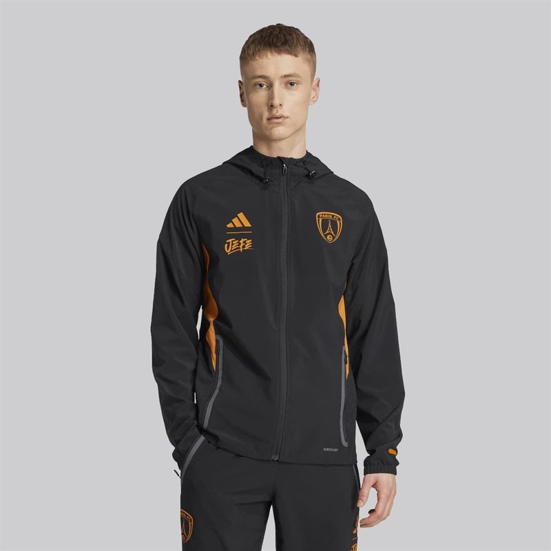adidas Herre PFC Paris FC Ninho tiro træningsjakke - Sort