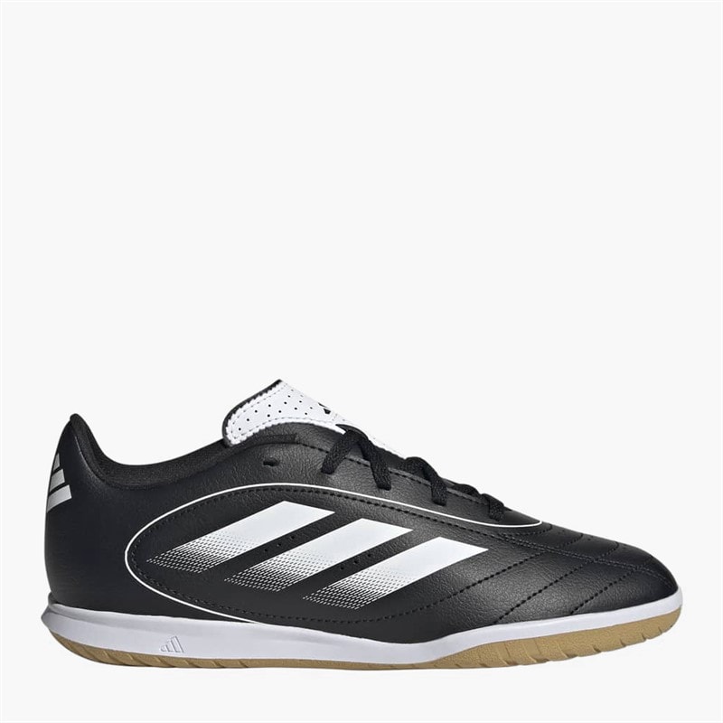 adidas Børn goletto IX IN indendørs fodboldstøvler - Core Sort/Cloud White/Core Sort