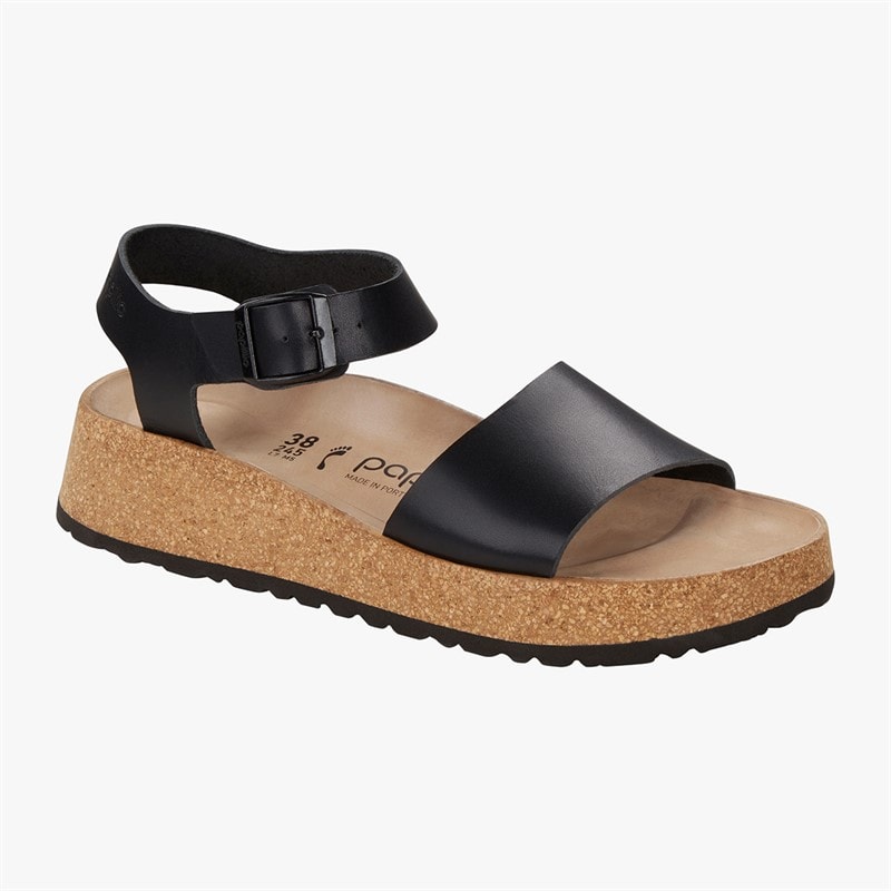 Birkenstock Dame glenda sandaler med ankelrem - Sort