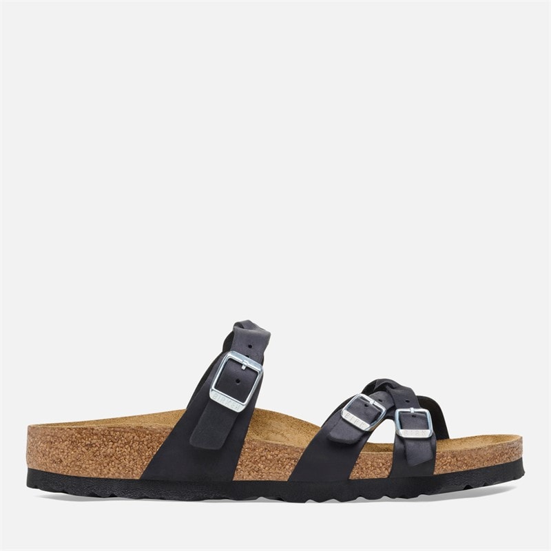 Birkenstock Dame franca flettede remsandaler - Sort