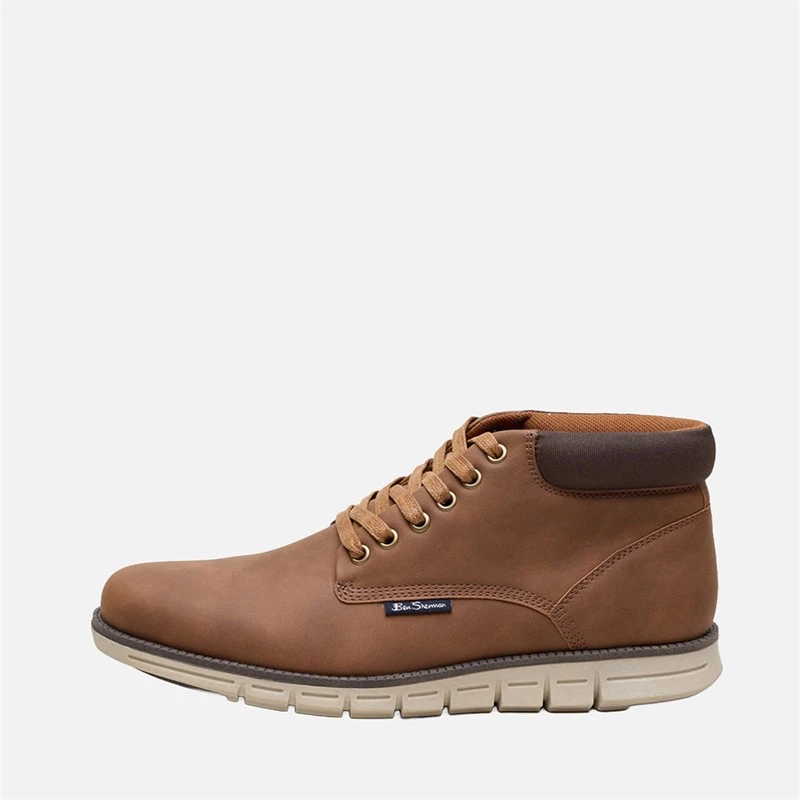 Ben Sherman Herre carlton chukka-støvler - Tan/Brun