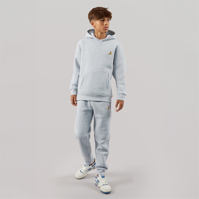 Brave Soul Drenge træningsdragt - Light Grey Marl