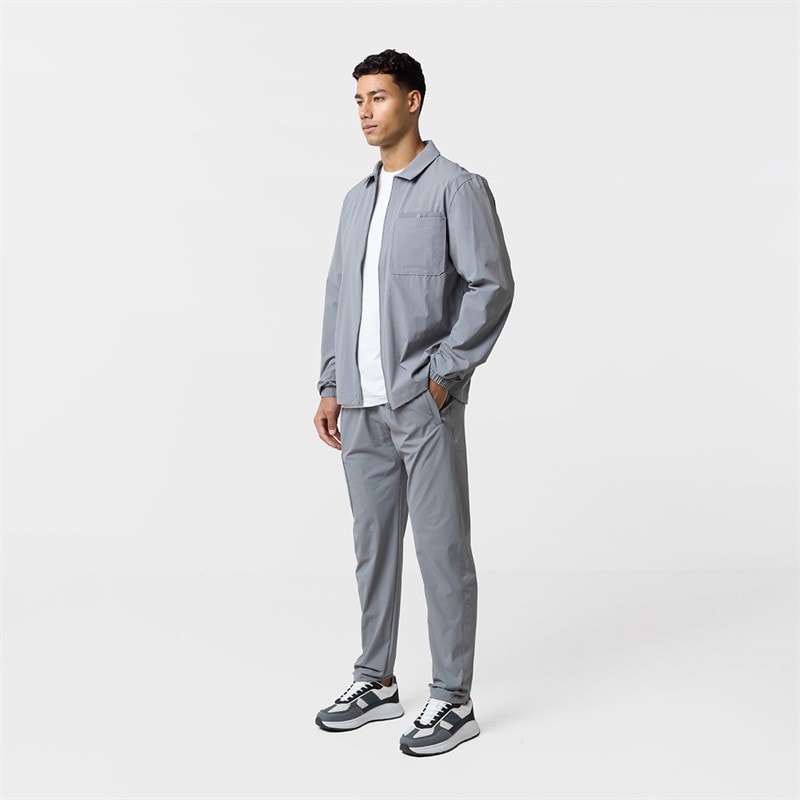 Closure London Herre closure tech overshirt - Mid Grey
