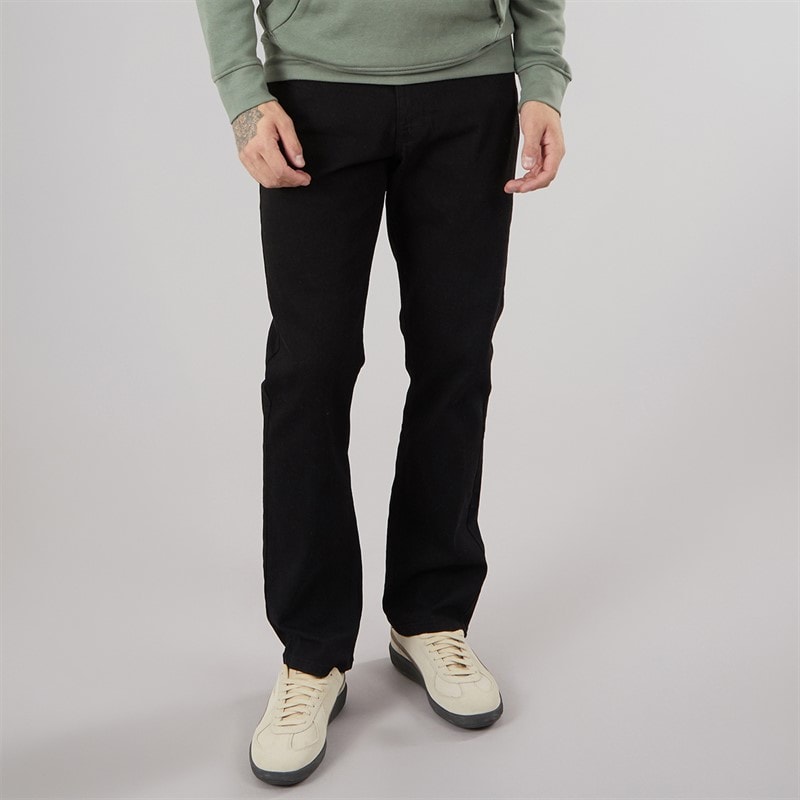 Crosshatch Herre draker straight jeans - Sort
