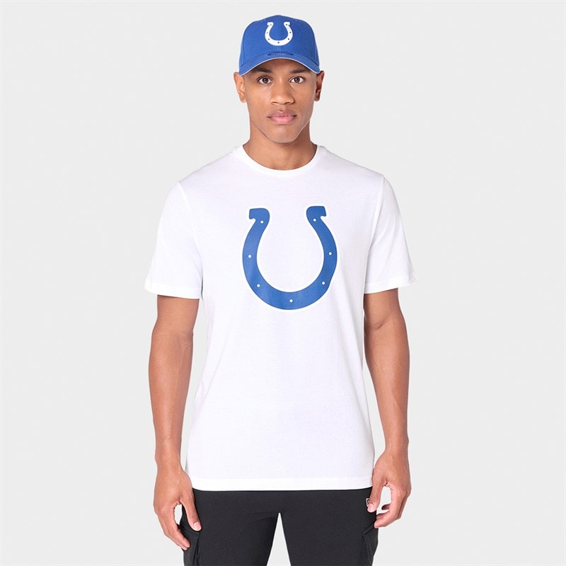 New Era Herre Indianapolis Colts t-shirt - Hvid/Hvid