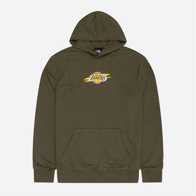 New Era Herre los angeles lakers hættetrøje - November Green
