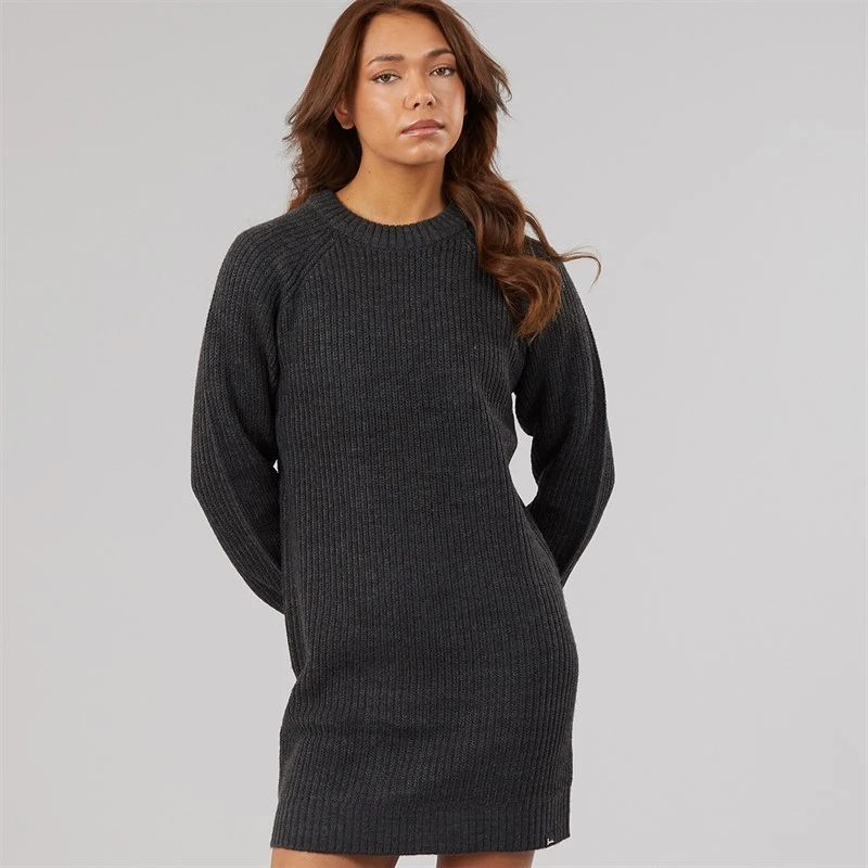 Bench Dame karlie strikket kjole - Black Marl