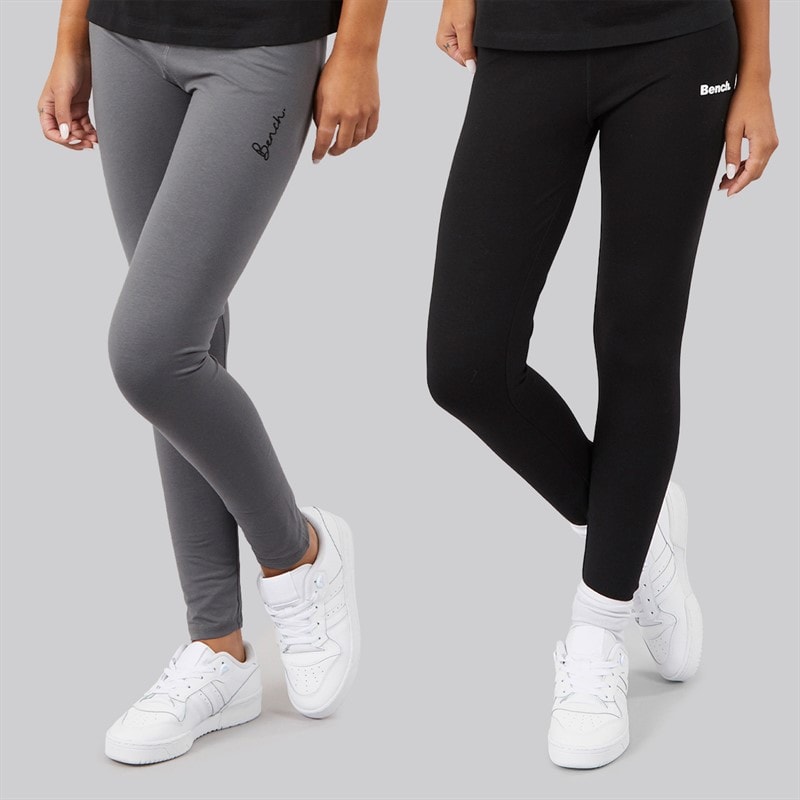 Bench Dame to pak leggings - Sort/Charcoal