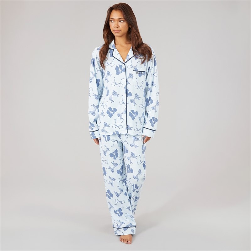 Bench Dame korda pyjamas - Sky Way/Stålblå