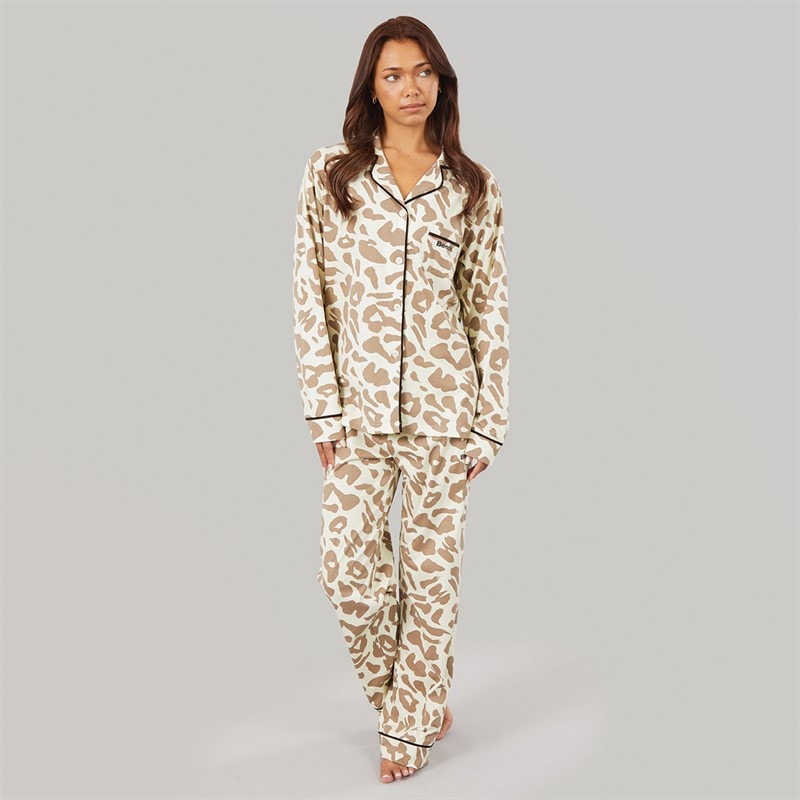 Bench Dame korda pyjamas - Ecru/Taupe