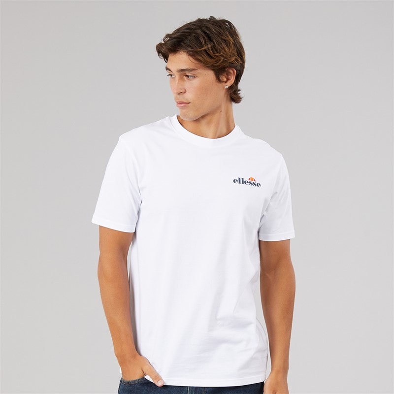 Ellesse Herre malbory 2 t-shirt med venstre brystprint - Hvid
