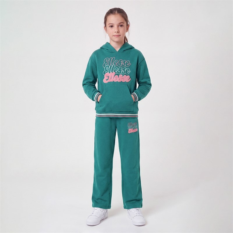 Ellesse Junior Piger jiana bubble print logo træningsdragt - Grøn