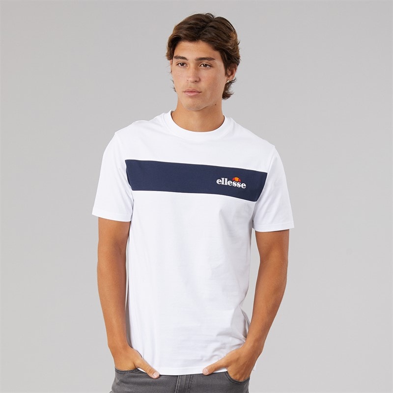 Ellesse Herre moulton panel t-shirt - Hvid