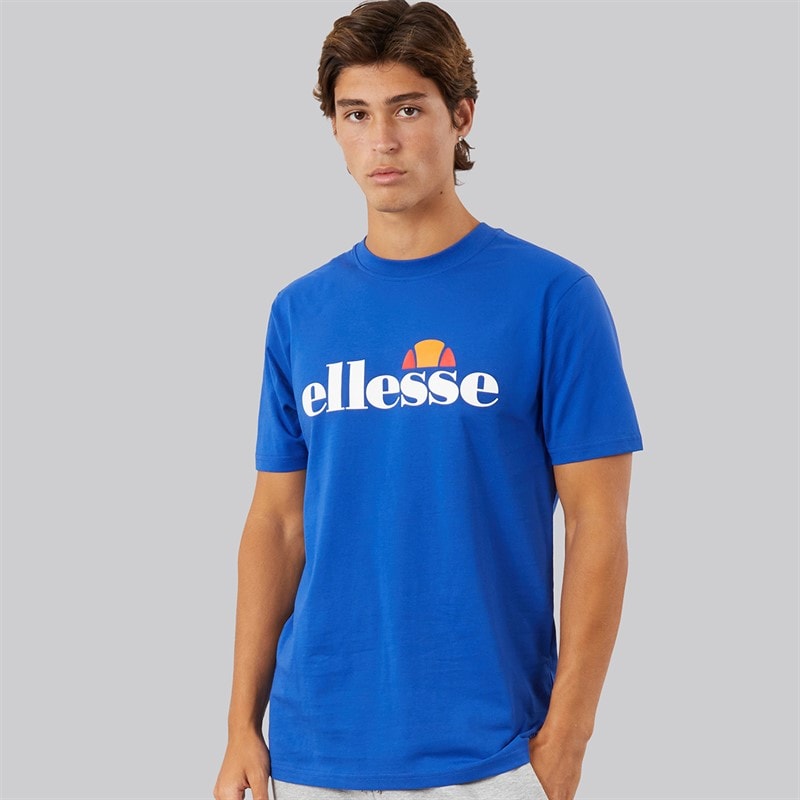 Ellesse Herre prado 2 large logo t-shirt - Cobalt