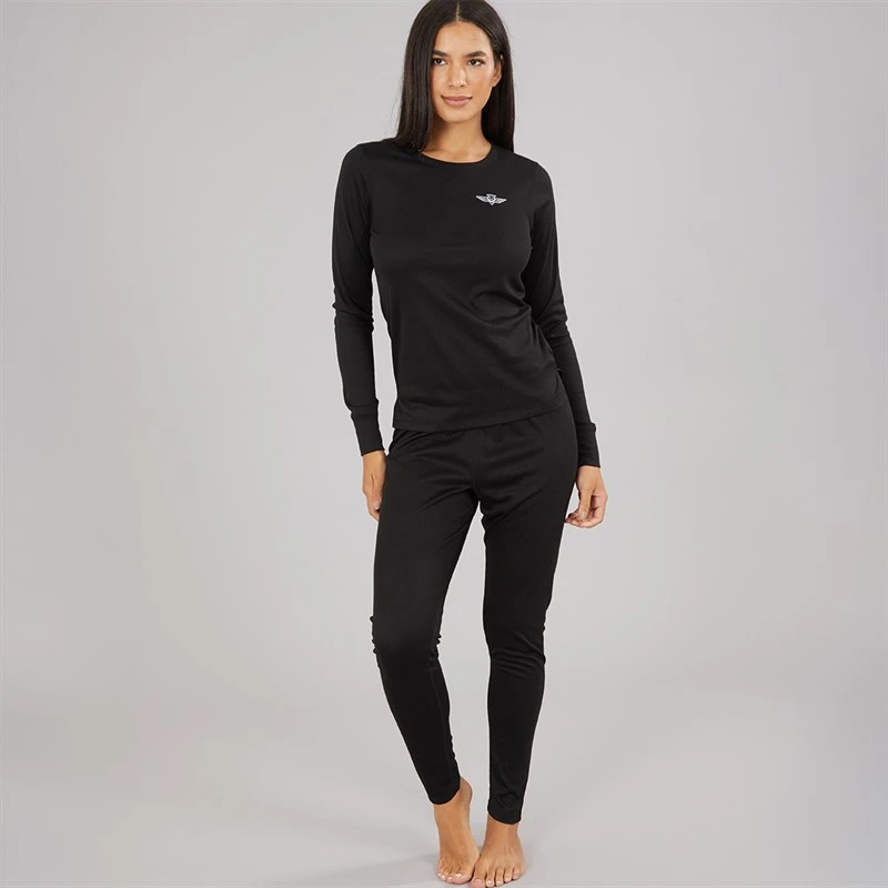 Board Angels Dame baselayer sæt - Sort