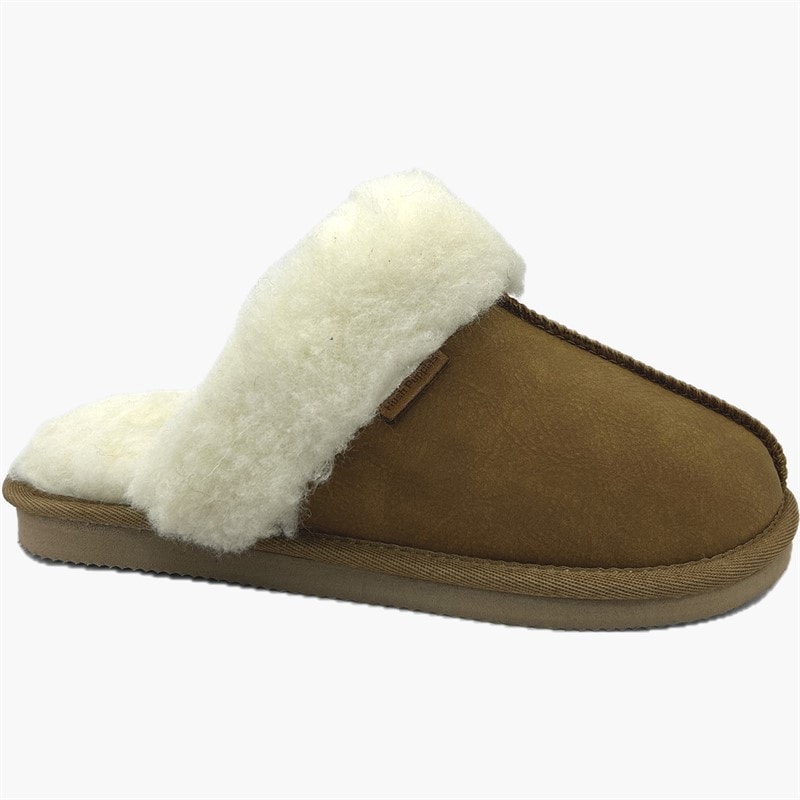 Hush Puppies Dame masella hjemmesko - Chestnut