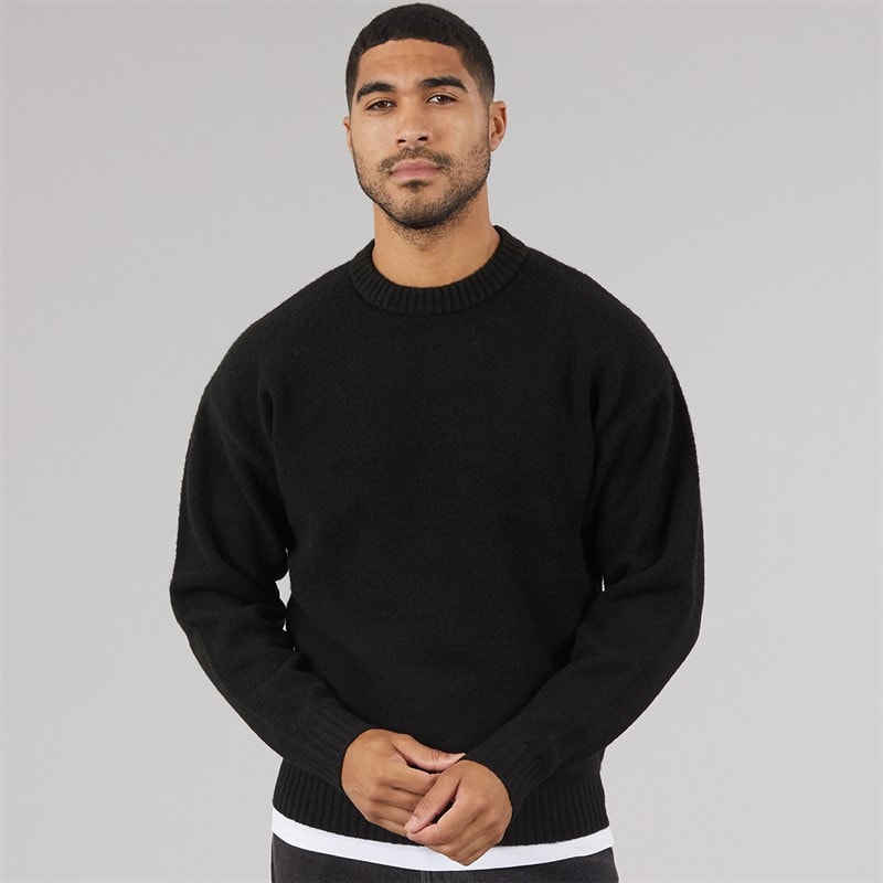 JACK & JONES Herre soho ollie crew neck trøje - Sort