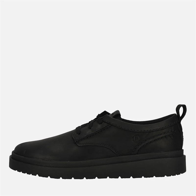 Clarks Herre premium polden snøresko - Black Leather
