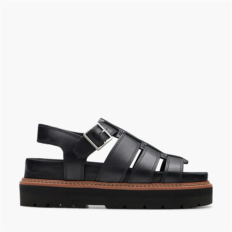 Clarks Dame orianna twist d-fit sandaler - Sort