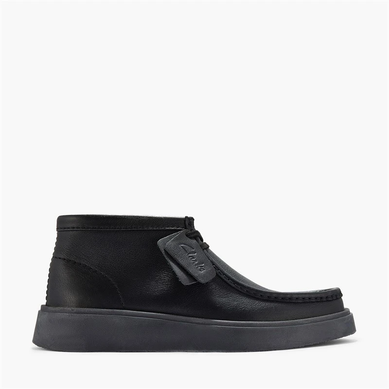 Clarks Herre torview moc støvler - Black Leather