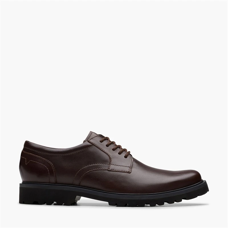 Clarks Herre berwick snørestøvler - Brown Leather