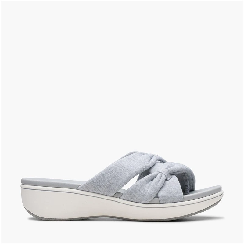 Clarks Dame brinkley rae ava sandaler - Lysegrå