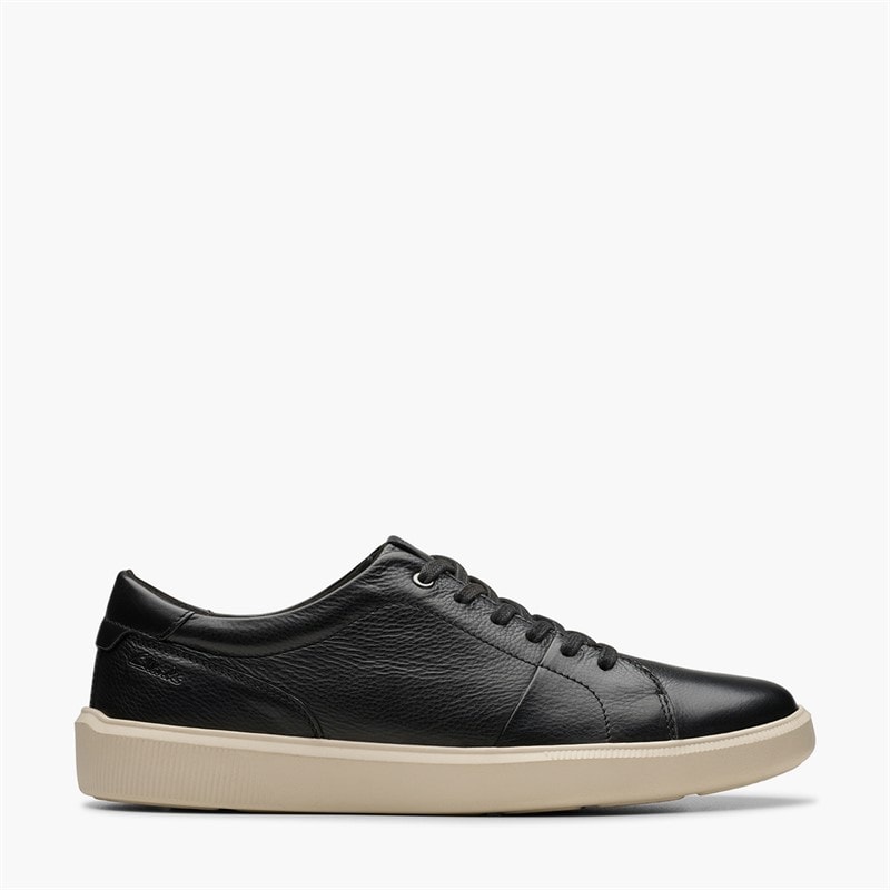 Clarks Herre Brodin træningssko - Black Leather