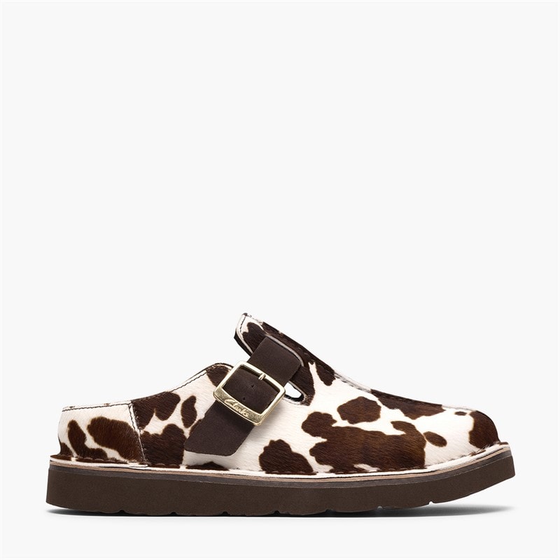 Clarks Dame solsbury mule sandaler - Cow Print