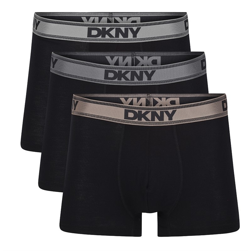 DKNY Herre Carter trepak boxershorts - Sort