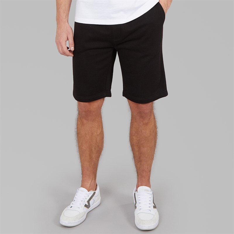 Kangaroo Poo Herre fleece shorts - Sort