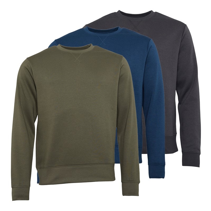 Kangaroo Poo Herre trepak fleece sweatshirts - Blå/Magnet/Khaki