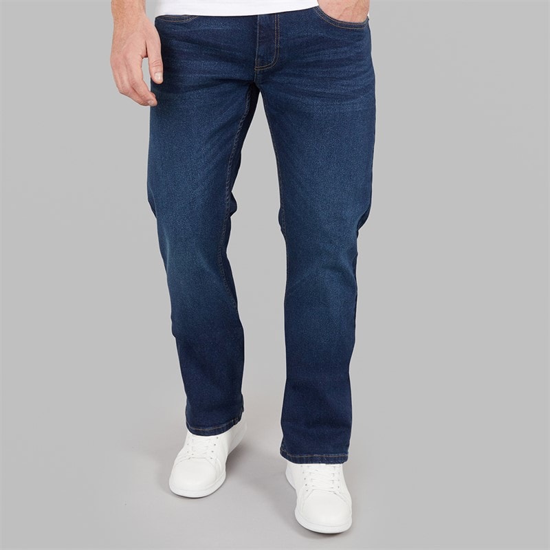 Kangaroo Poo Herre bootcut denimjeans - Dark Wash