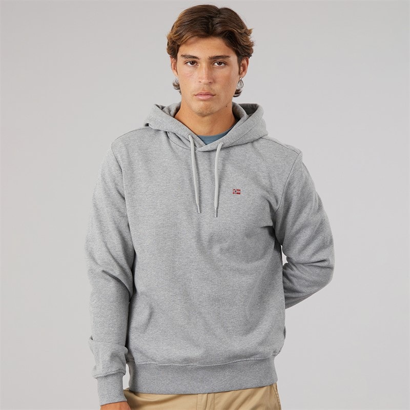 Napapijri Herre balis hættetrøje - Medium Grey Melange
