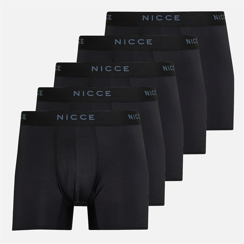 NICCE Herre lavenham fempak boxershorts - Sort
