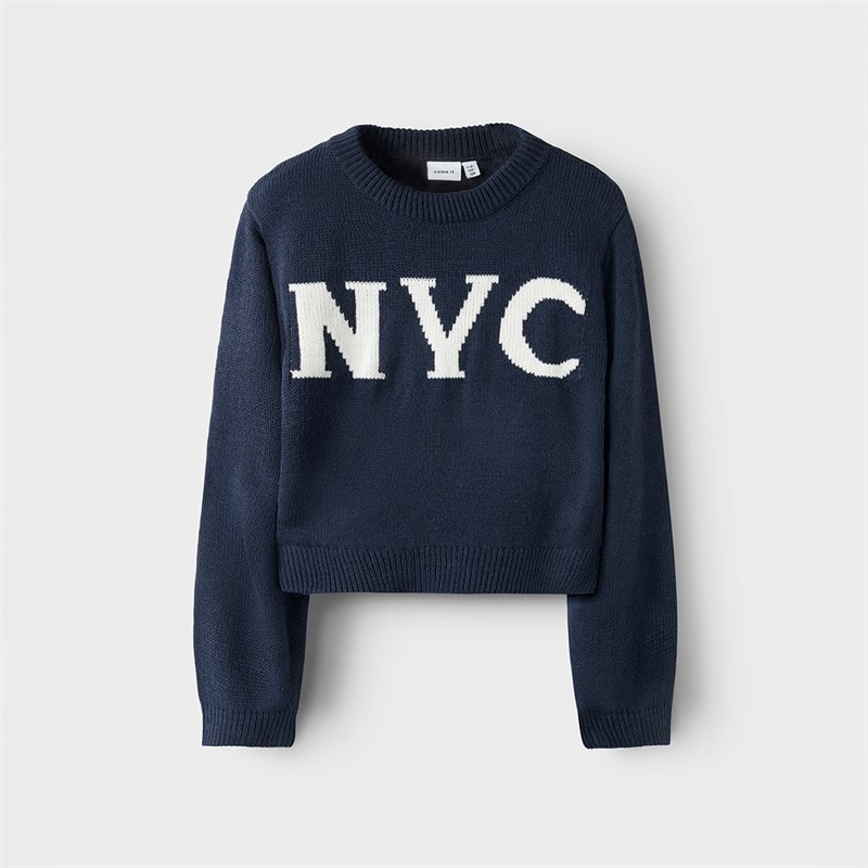 Name It Piger sasya striktrøje - Navy Blazer