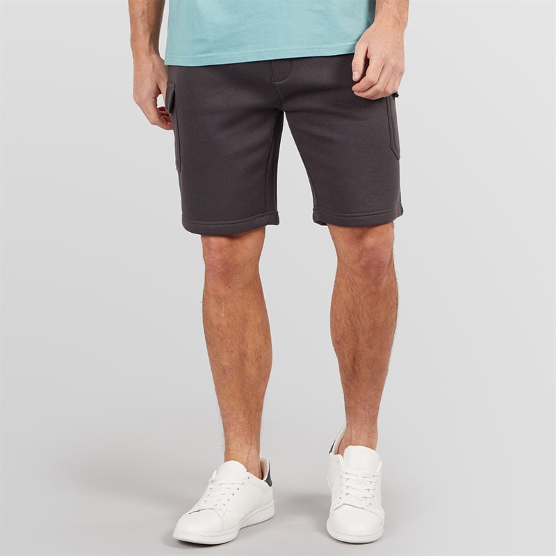 Onfire Herre fleece cargoshorts - Charcoal