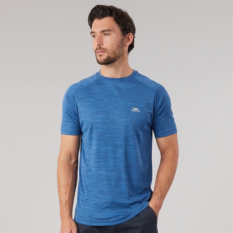 Trespass Herre Leecana tech t-shirt - Navy Marl