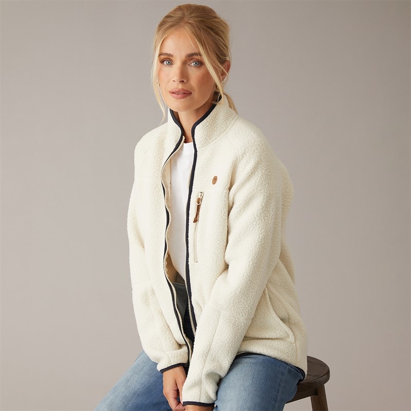 Trespass Dame hyacint fleece med fuld lynlås - Ghost