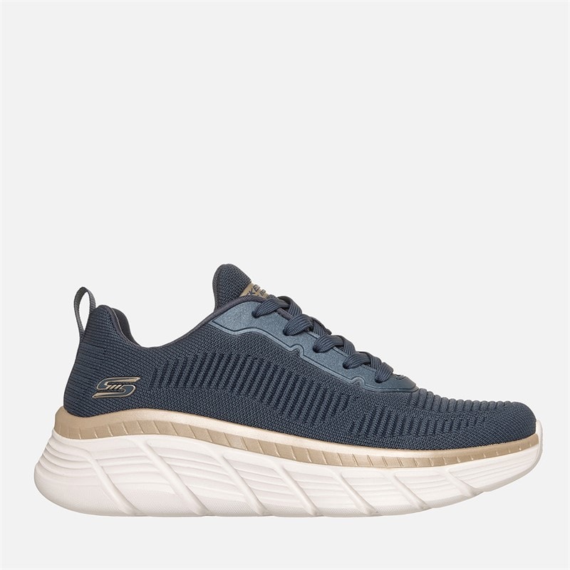 SKECHERS Dame bobs b flex hi flying high sneakers - Marineblå