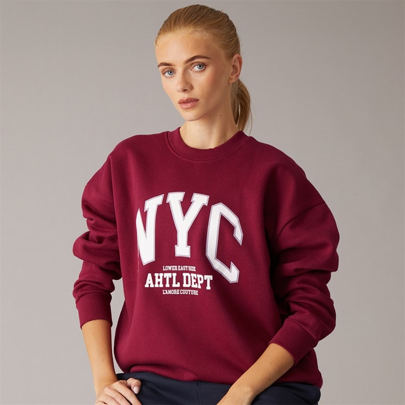L'amore Couture Dame serlida sweatshirt - Lys Burgundy
